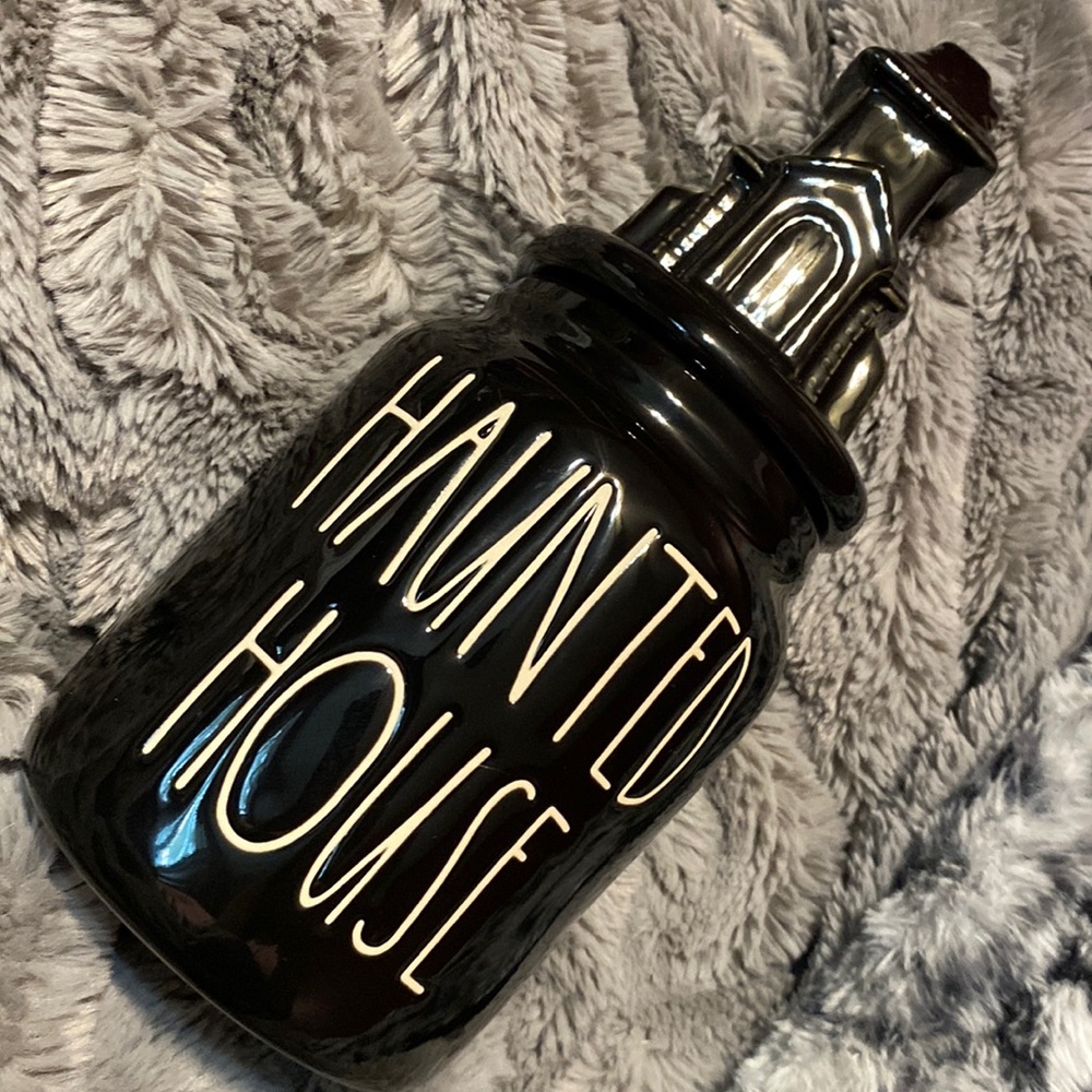 Rae Dunn Haunted House Baby Canister With Topper 🇺🇸 NWOT